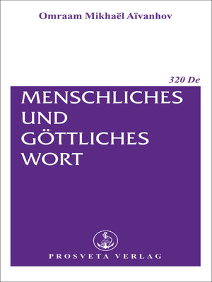 cover image of Menschliches und göttliches Wort